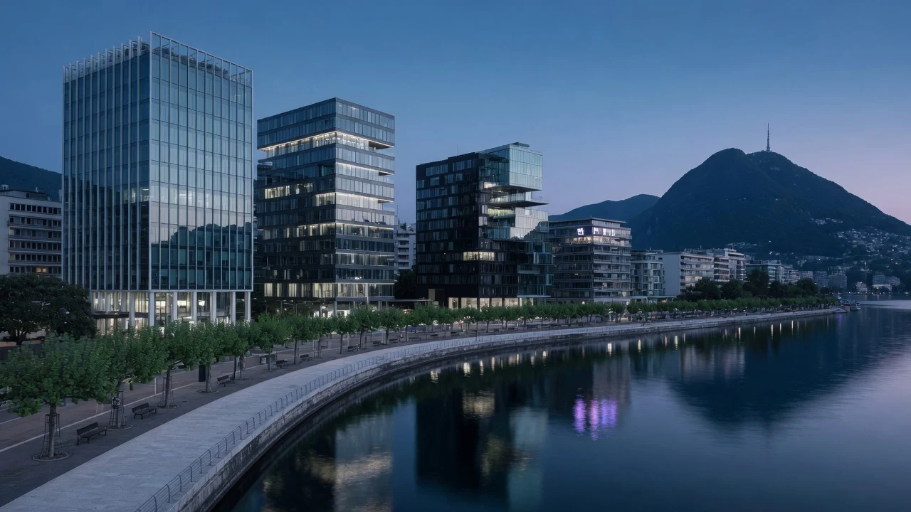 Distretto finanziario di Lugano · Lago di Lugano