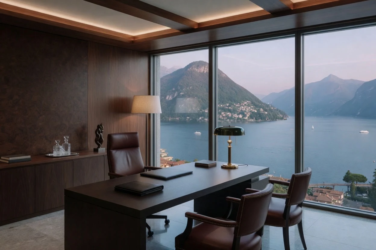 Lungolago del Lago di Lugano a Paradiso — presenza di rappresentanza Exatoshi AG
